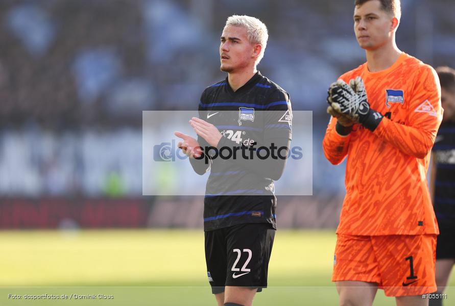 Hertha BSC Berlin, SV Darmstadt 98, 2. Liga, 2. Bundesliga, Bundesliga, Liga, Voetball, Sport, Le Football, Germany, Futbol, Fotball, Fussball, Deutschland, DFL, DFB, Calcio, 2024/25, Saison 2024/2025 - Bild-ID: 1055111