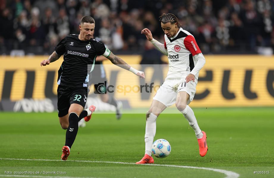 SV Werder Bremen, Eintracht Frankfurt, Bundesliga, Voetball, Sport, Le Football, Germany, Futbol, Fotball, Fussball, Deutschland, DFL, DFB, Calcio, 2024/25, Saison 2024/2025 - Bild-ID: 1055313