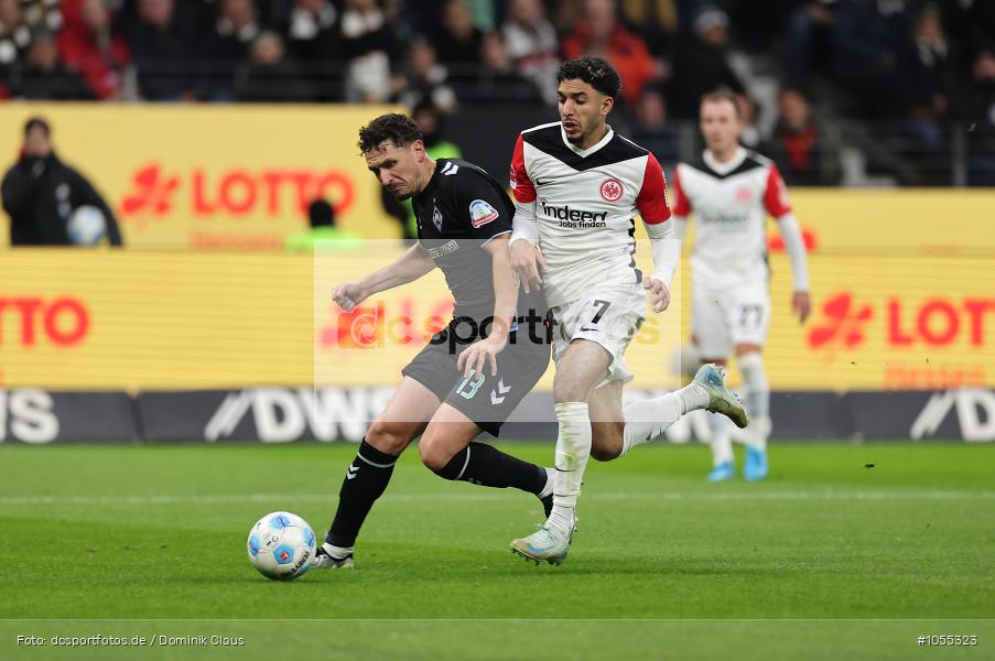 SV Werder Bremen, Eintracht Frankfurt, Bundesliga, Voetball, Sport, Le Football, Germany, Futbol, Fotball, Fussball, Deutschland, DFL, DFB, Calcio, 2024/25, Saison 2024/2025 - Bild-ID: 1055323