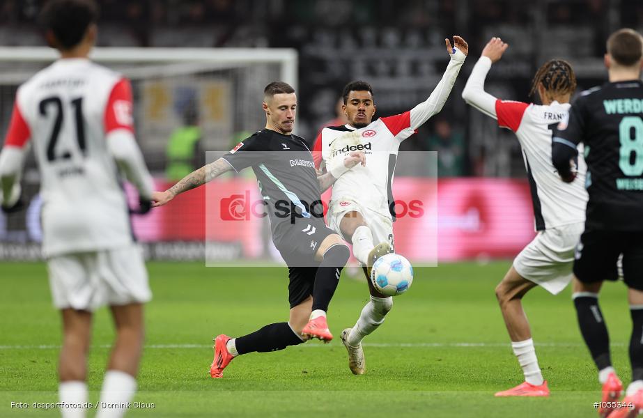 SV Werder Bremen, Eintracht Frankfurt, Bundesliga, Voetball, Sport, Le Football, Germany, Futbol, Fotball, Fussball, Deutschland, DFL, DFB, Calcio, 2024/25, Saison 2024/2025 - Bild-ID: 1055344