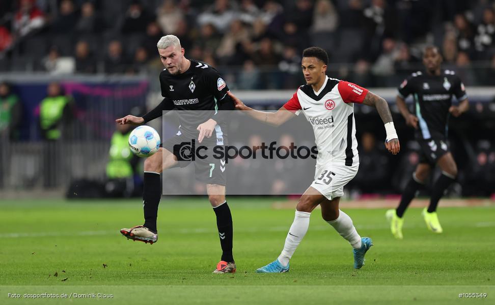 SV Werder Bremen, Eintracht Frankfurt, Bundesliga, Voetball, Sport, Le Football, Germany, Futbol, Fotball, Fussball, Deutschland, DFL, DFB, Calcio, 2024/25, Saison 2024/2025 - Bild-ID: 1055349