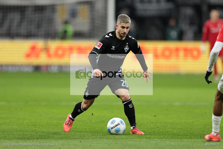 SV Werder Bremen, Eintracht Frankfurt, Bundesliga, Voetball, Sport, Le Football, Germany, Futbol, Fotball, Fussball, Deutschland, DFL, DFB, Calcio, 2024/25, Saison 2024/2025 - Bild-ID: 1055372