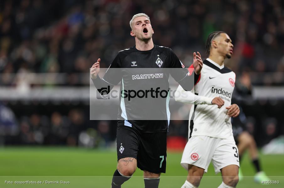 SV Werder Bremen, Eintracht Frankfurt, Bundesliga, Voetball, Sport, Le Football, Germany, Futbol, Fotball, Fussball, Deutschland, DFL, DFB, Calcio, 2024/25, Saison 2024/2025 - Bild-ID: 1055380