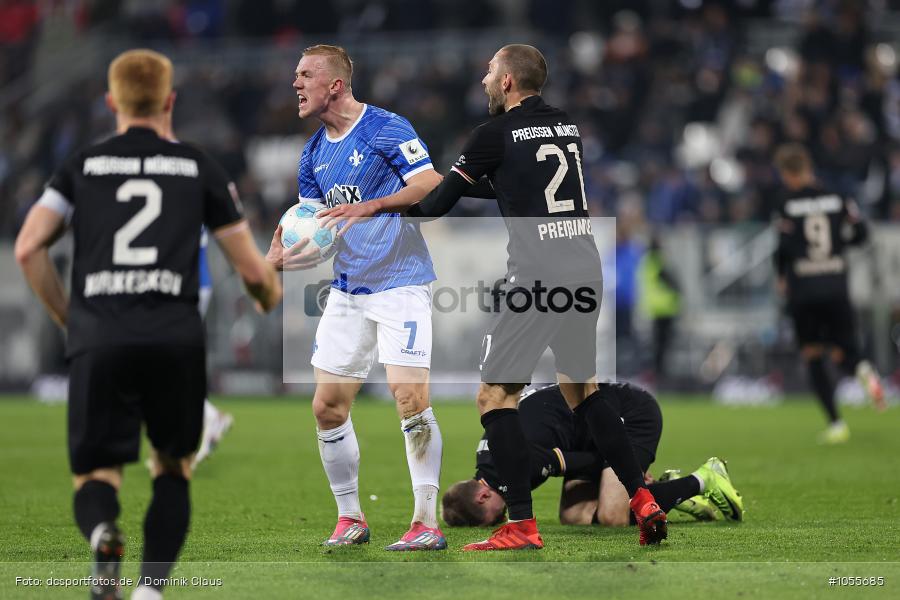 SC Preußen Münster, SV Darmstadt 98, 2. Liga, 2. Bundesliga, Bundesliga, Liga, Voetball, Sport, Le Football, Germany, Futbol, Fotball, Fussball, Deutschland, DFL, DFB, Calcio, 2024/25, Saison 2024/2025 - Bild-ID: 1055685