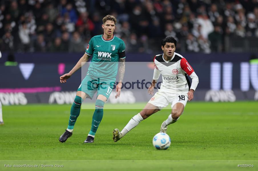 FC Augsburg, Eintracht Frankfurt, Bundesliga, Voetball, Sport, Le Football, Germany, Futbol, Fotball, Fussball, Deutschland, DFL, DFB, Calcio, 2024/25, Saison 2024/2025 - Bild-ID: 1055906