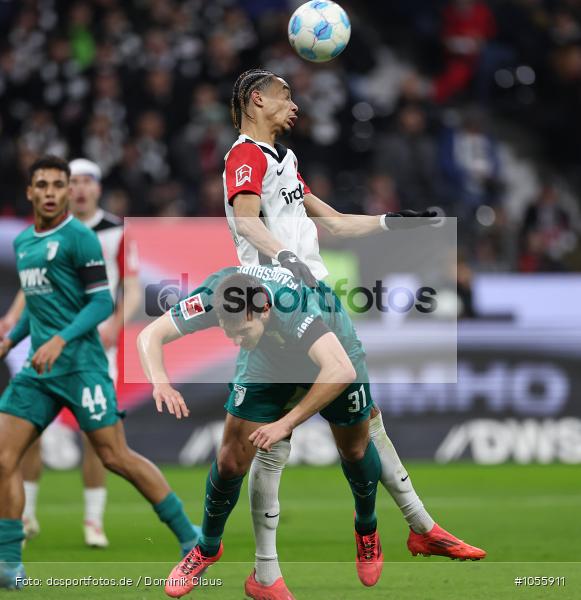 FC Augsburg, Eintracht Frankfurt, Bundesliga, Voetball, Sport, Le Football, Germany, Futbol, Fotball, Fussball, Deutschland, DFL, DFB, Calcio, 2024/25, Saison 2024/2025 - Bild-ID: 1055911