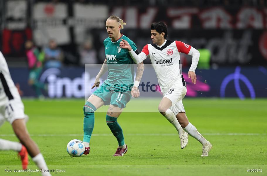 FC Augsburg, Eintracht Frankfurt, Bundesliga, Voetball, Sport, Le Football, Germany, Futbol, Fotball, Fussball, Deutschland, DFL, DFB, Calcio, 2024/25, Saison 2024/2025 - Bild-ID: 1055912