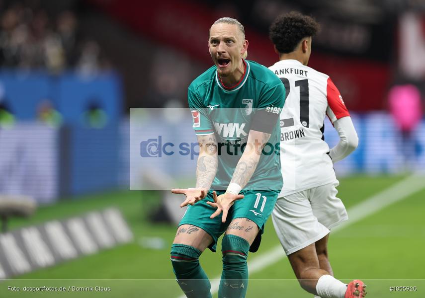 FC Augsburg, Eintracht Frankfurt, Bundesliga, Voetball, Sport, Le Football, Germany, Futbol, Fotball, Fussball, Deutschland, DFL, DFB, Calcio, 2024/25, Saison 2024/2025 - Bild-ID: 1055920