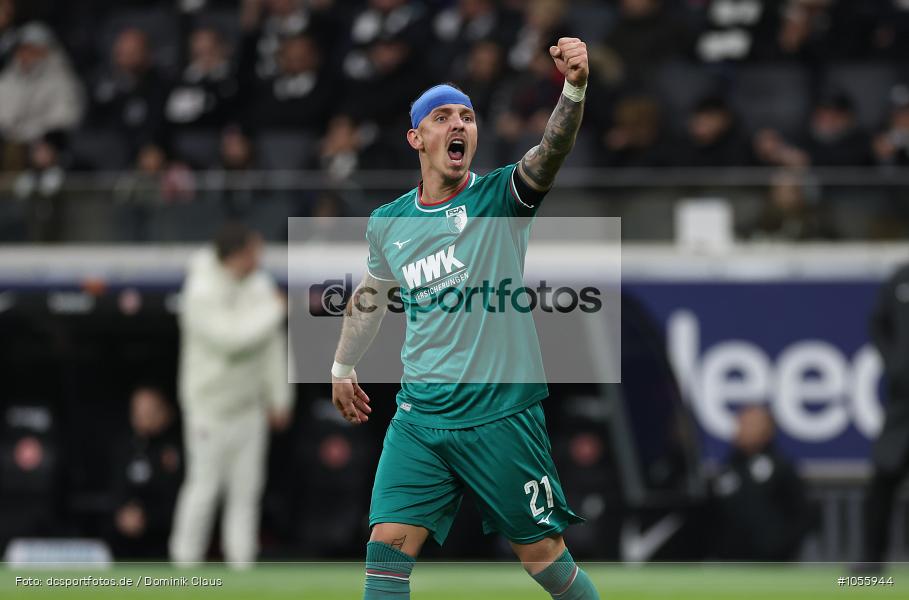 FC Augsburg, Eintracht Frankfurt, Bundesliga, Voetball, Sport, Le Football, Germany, Futbol, Fotball, Fussball, Deutschland, DFL, DFB, Calcio, 2024/25, Saison 2024/2025 - Bild-ID: 1055944