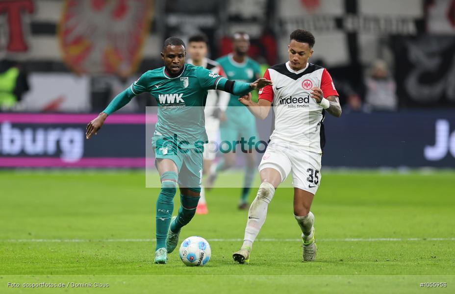 FC Augsburg, Eintracht Frankfurt, Bundesliga, Voetball, Sport, Le Football, Germany, Futbol, Fotball, Fussball, Deutschland, DFL, DFB, Calcio, 2024/25, Saison 2024/2025 - Bild-ID: 1055953