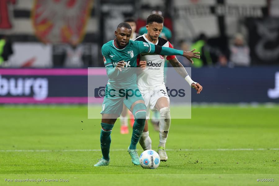 FC Augsburg, Eintracht Frankfurt, Bundesliga, Voetball, Sport, Le Football, Germany, Futbol, Fotball, Fussball, Deutschland, DFL, DFB, Calcio, 2024/25, Saison 2024/2025 - Bild-ID: 1055955