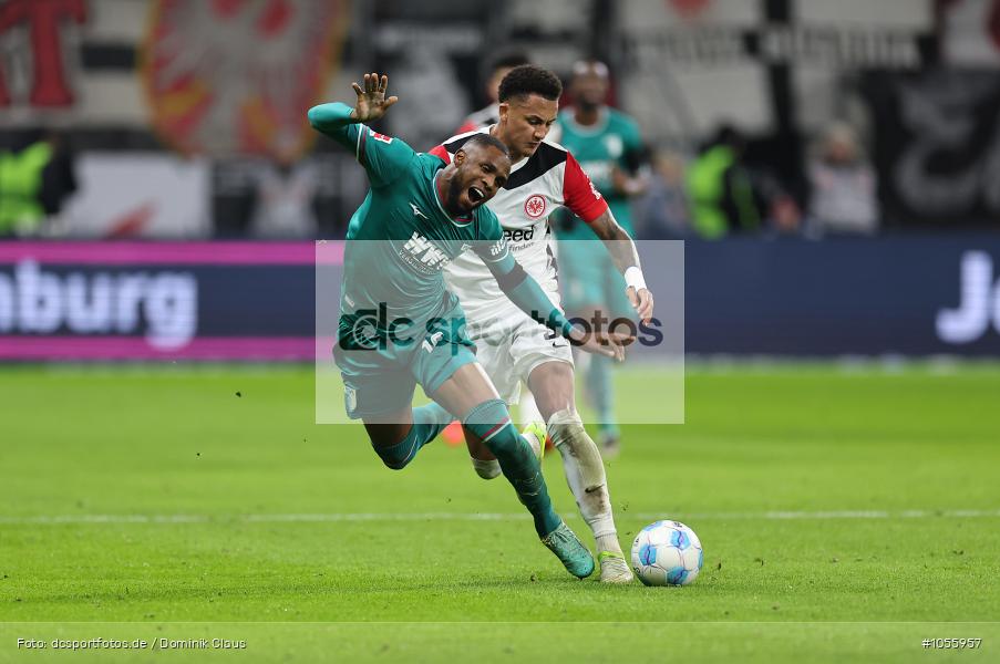 FC Augsburg, Eintracht Frankfurt, Bundesliga, Voetball, Sport, Le Football, Germany, Futbol, Fotball, Fussball, Deutschland, DFL, DFB, Calcio, 2024/25, Saison 2024/2025 - Bild-ID: 1055957