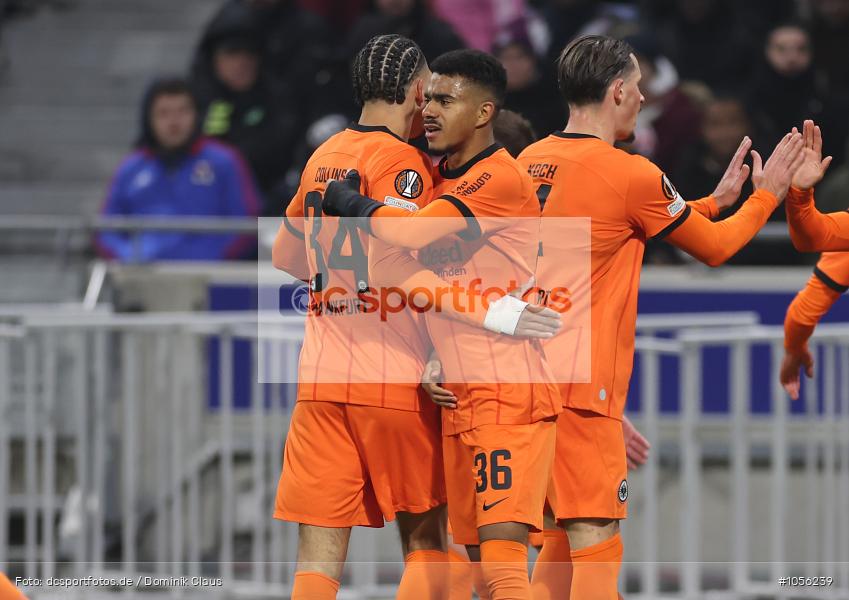 Eintracht Frankfurt, Olympique Lyon, EL, Europa League, UEFA Europa League, UEFA, Voetball, Sport, Le Football, Germany, Futbol, Fotball, Fussball, Deutschland, DFL, DFB, Calcio, 2024/25, Saison 2024/2025 - Bild-ID: 1056239