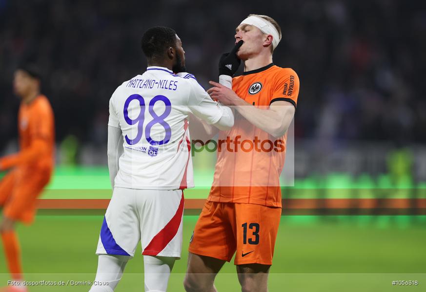 Eintracht Frankfurt, Olympique Lyon, EL, Europa League, UEFA Europa League, UEFA, Voetball, Sport, Le Football, Germany, Futbol, Fotball, Fussball, Deutschland, DFL, DFB, Calcio, 2024/25, Saison 2024/2025 - Bild-ID: 1056318
