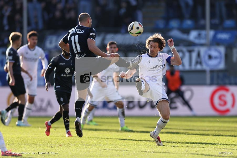 DSC Arminia Bielefeld, SV Waldhof Mannheim, Liga, 3. Liga, Voetball, Sport, Le Football, Germany, Futbol, Fotball, Fussball, Deutschland, DFL, DFB, Calcio, 2024/25, Saison 2024/2025 - Bild-ID: 1056622