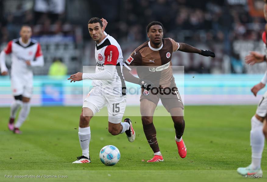 Eintracht Frankfurt, FC St. Pauli, 1. Bundesliga, Bundesliga, Voetball, Sport, Le Football, Germany, Futbol, Fotball, Fussball, Deutschland, DFL, DFB, Calcio, 2024/25, Saison 2024/2025 - Bild-ID: 1056904