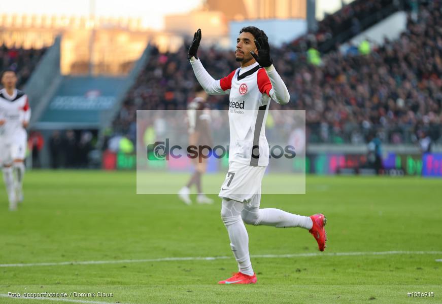 Eintracht Frankfurt, FC St. Pauli, 1. Bundesliga, Bundesliga, Voetball, Sport, Le Football, Germany, Futbol, Fotball, Fussball, Deutschland, DFL, DFB, Calcio, 2024/25, Saison 2024/2025 - Bild-ID: 1056915 Eintracht Frankfurt, FC St. Pauli, 1. Bundesliga, Bundesliga, Voetball, Sport, Le Football, Germany, Futbol, Fotball, Fussball, Deutschland, DFL, DFB, Calcio, 2024/25, Saison 2024/2025 - Bild-ID: 1056915