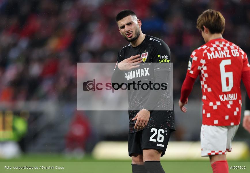 VfB Stuttgart, 1. FSV Mainz 05, Liga, Bundesliga, Voetball, Sport, Le Football, Germany, Futbol, Fotball, Fussball, Deutschland, DFL, DFB, Calcio, 2024/25, Saison 2024/2025 - Bild-ID: 1057362
