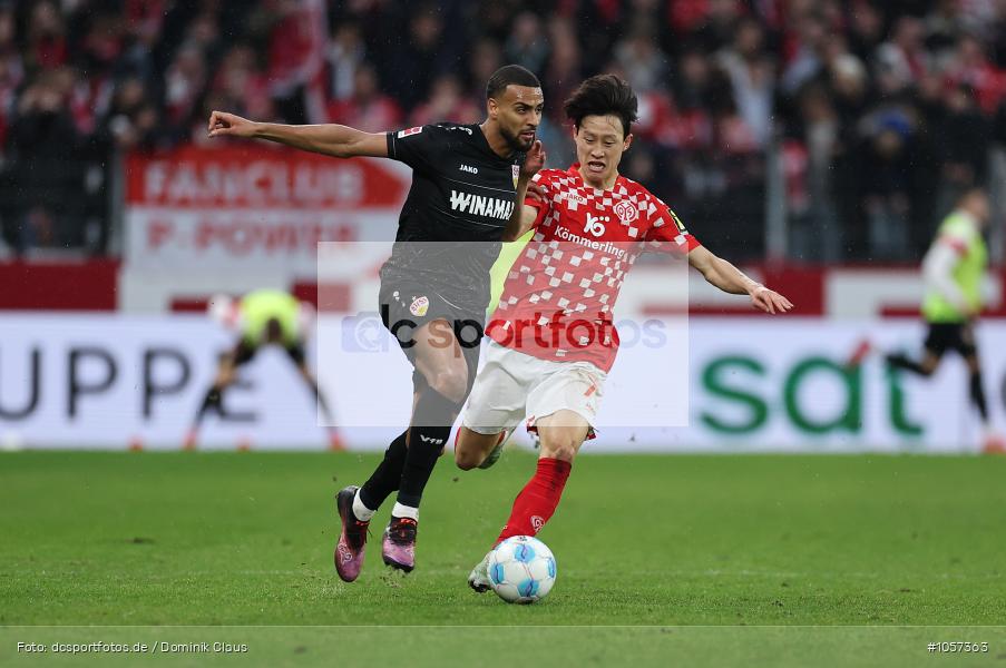 VfB Stuttgart, 1. FSV Mainz 05, Liga, Bundesliga, Voetball, Sport, Le Football, Germany, Futbol, Fotball, Fussball, Deutschland, DFL, DFB, Calcio, 2024/25, Saison 2024/2025 - Bild-ID: 1057363