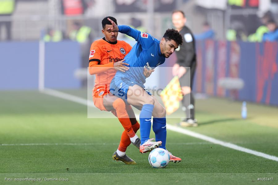 Eintracht Frankfurt, TSG 1899 Hoffenheim, 1. Bundesliga, Bundesliga, Voetball, Sport, Le Football, Germany, Futbol, Fotball, Fussball, Deutschland, DFL, DFB, Calcio, 2024/25, Saison 2024/2025 - Bild-ID: 1057417
