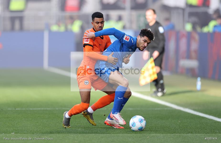 Eintracht Frankfurt, TSG 1899 Hoffenheim, 1. Bundesliga, Bundesliga, Voetball, Sport, Le Football, Germany, Futbol, Fotball, Fussball, Deutschland, DFL, DFB, Calcio, 2024/25, Saison 2024/2025 - Bild-ID: 1057419