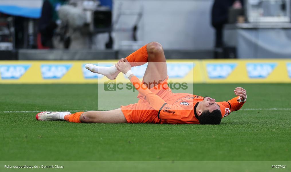 Eintracht Frankfurt, TSG 1899 Hoffenheim, 1. Bundesliga, Bundesliga, Voetball, Sport, Le Football, Germany, Futbol, Fotball, Fussball, Deutschland, DFL, DFB, Calcio, 2024/25, Saison 2024/2025 - Bild-ID: 1057421