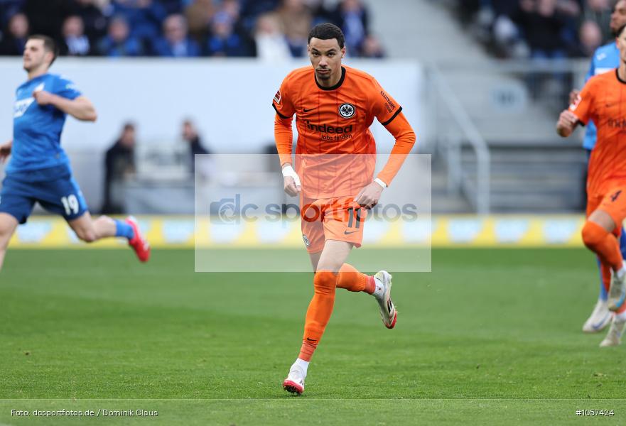 Eintracht Frankfurt, TSG 1899 Hoffenheim, 1. Bundesliga, Bundesliga, Voetball, Sport, Le Football, Germany, Futbol, Fotball, Fussball, Deutschland, DFL, DFB, Calcio, 2024/25, Saison 2024/2025 - Bild-ID: 1057424