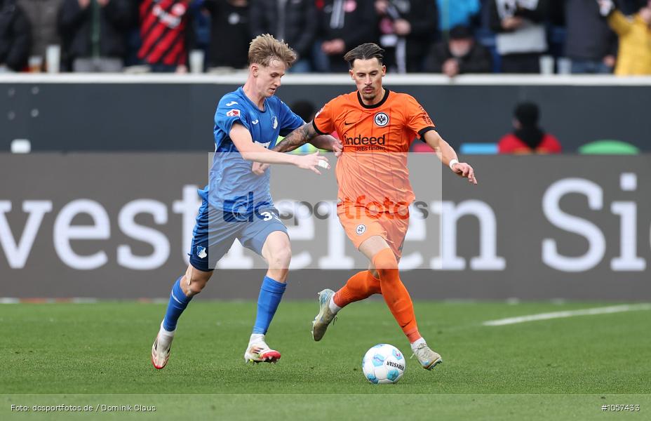 Eintracht Frankfurt, TSG 1899 Hoffenheim, 1. Bundesliga, Bundesliga, Voetball, Sport, Le Football, Germany, Futbol, Fotball, Fussball, Deutschland, DFL, DFB, Calcio, 2024/25, Saison 2024/2025 - Bild-ID: 1057433