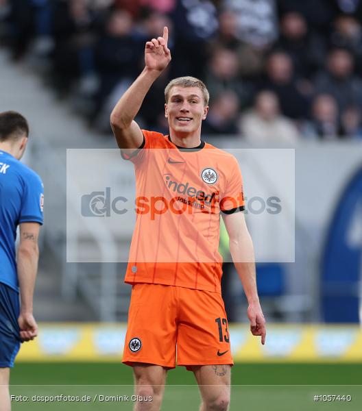 Eintracht Frankfurt, TSG 1899 Hoffenheim, 1. Bundesliga, Bundesliga, Voetball, Sport, Le Football, Germany, Futbol, Fotball, Fussball, Deutschland, DFL, DFB, Calcio, 2024/25, Saison 2024/2025 - Bild-ID: 1057440
