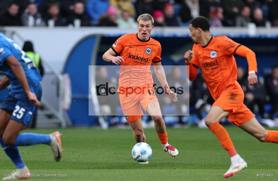 Eintracht Frankfurt, TSG 1899 Hoffenheim, 1. Bundesliga, Bundesliga, Voetball, Sport, Le Football, Germany, Futbol, Fotball, Fussball, Deutschland, DFL, DFB, Calcio, 2024/25, Saison 2024/2025 - Bild-ID: 1057443