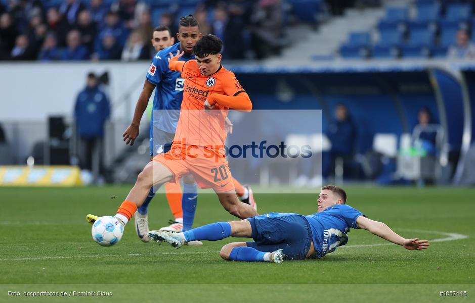 Eintracht Frankfurt, TSG 1899 Hoffenheim, 1. Bundesliga, Bundesliga, Voetball, Sport, Le Football, Germany, Futbol, Fotball, Fussball, Deutschland, DFL, DFB, Calcio, 2024/25, Saison 2024/2025 - Bild-ID: 1057445