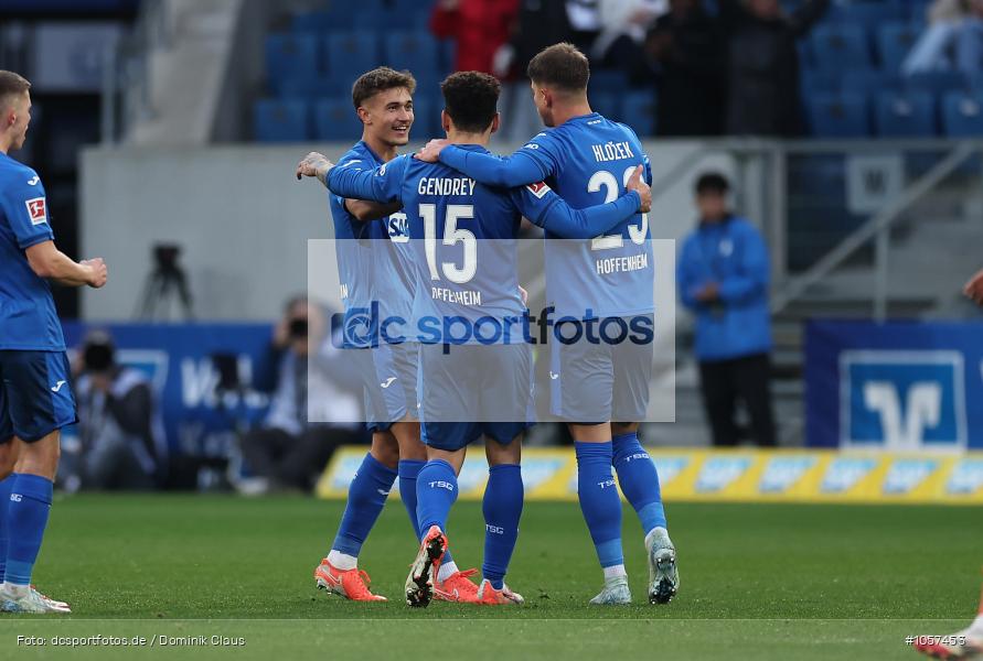 Eintracht Frankfurt, TSG 1899 Hoffenheim, 1. Bundesliga, Bundesliga, Voetball, Sport, Le Football, Germany, Futbol, Fotball, Fussball, Deutschland, DFL, DFB, Calcio, 2024/25, Saison 2024/2025 - Bild-ID: 1057453