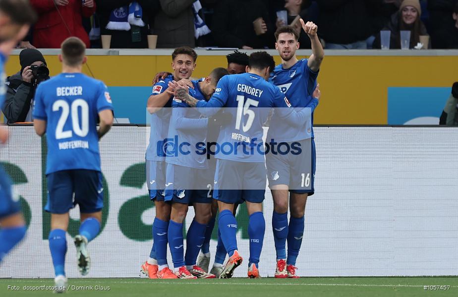 Eintracht Frankfurt, TSG 1899 Hoffenheim, 1. Bundesliga, Bundesliga, Voetball, Sport, Le Football, Germany, Futbol, Fotball, Fussball, Deutschland, DFL, DFB, Calcio, 2024/25, Saison 2024/2025 - Bild-ID: 1057457