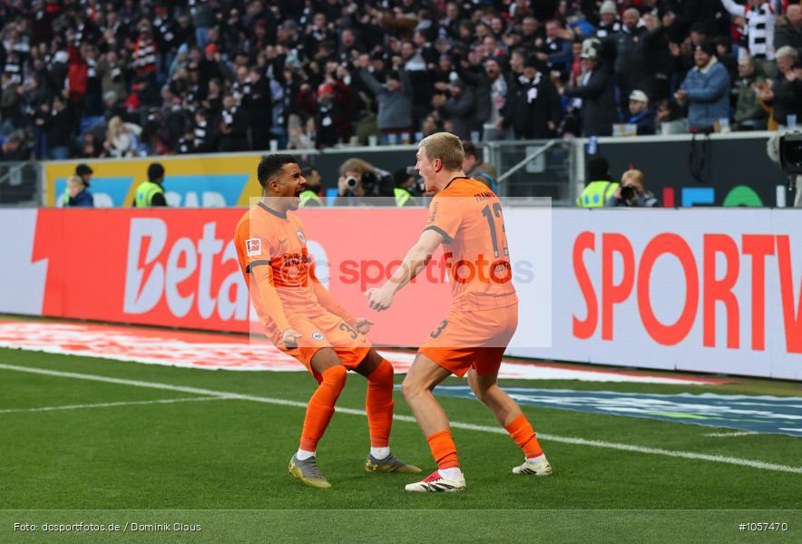 Eintracht Frankfurt, TSG 1899 Hoffenheim, 1. Bundesliga, Bundesliga, Voetball, Sport, Le Football, Germany, Futbol, Fotball, Fussball, Deutschland, DFL, DFB, Calcio, 2024/25, Saison 2024/2025 - Bild-ID: 1057470