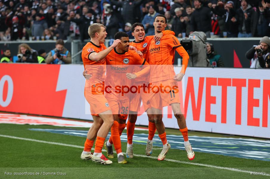 Eintracht Frankfurt, TSG 1899 Hoffenheim, 1. Bundesliga, Bundesliga, Voetball, Sport, Le Football, Germany, Futbol, Fotball, Fussball, Deutschland, DFL, DFB, Calcio, 2024/25, Saison 2024/2025 - Bild-ID: 1057471