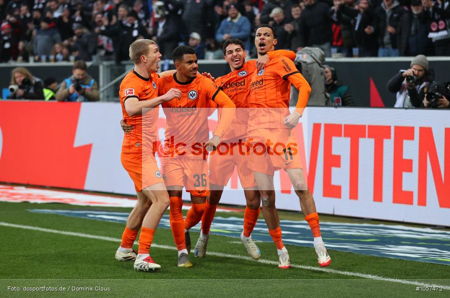 Eintracht Frankfurt, TSG 1899 Hoffenheim, 1. Bundesliga, Bundesliga, Voetball, Sport, Le Football, Germany, Futbol, Fotball, Fussball, Deutschland, DFL, DFB, Calcio, 2024/25, Saison 2024/2025 - Bild-ID: 1057472