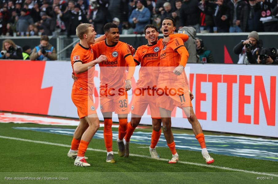 Eintracht Frankfurt, TSG 1899 Hoffenheim, 1. Bundesliga, Bundesliga, Voetball, Sport, Le Football, Germany, Futbol, Fotball, Fussball, Deutschland, DFL, DFB, Calcio, 2024/25, Saison 2024/2025 - Bild-ID: 1057473