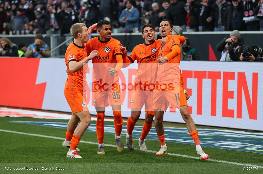 Eintracht Frankfurt, TSG 1899 Hoffenheim, 1. Bundesliga, Bundesliga, Voetball, Sport, Le Football, Germany, Futbol, Fotball, Fussball, Deutschland, DFL, DFB, Calcio, 2024/25, Saison 2024/2025 - Bild-ID: 1057474