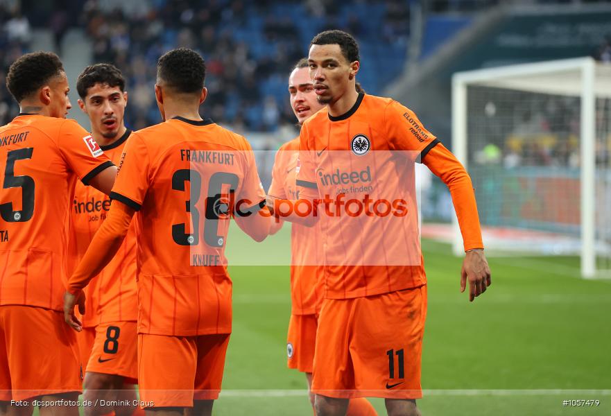 Eintracht Frankfurt, TSG 1899 Hoffenheim, 1. Bundesliga, Bundesliga, Voetball, Sport, Le Football, Germany, Futbol, Fotball, Fussball, Deutschland, DFL, DFB, Calcio, 2024/25, Saison 2024/2025 - Bild-ID: 1057479