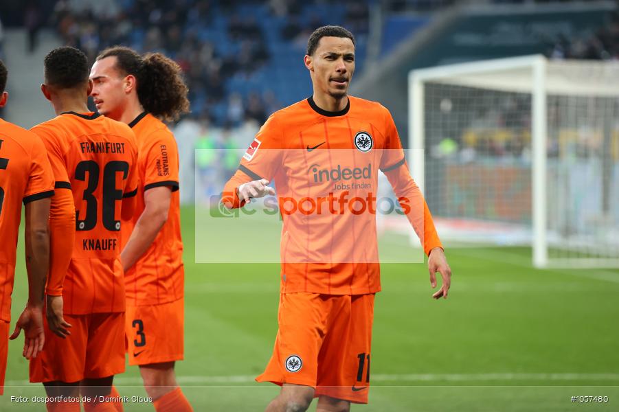 Eintracht Frankfurt, TSG 1899 Hoffenheim, 1. Bundesliga, Bundesliga, Voetball, Sport, Le Football, Germany, Futbol, Fotball, Fussball, Deutschland, DFL, DFB, Calcio, 2024/25, Saison 2024/2025 - Bild-ID: 1057480