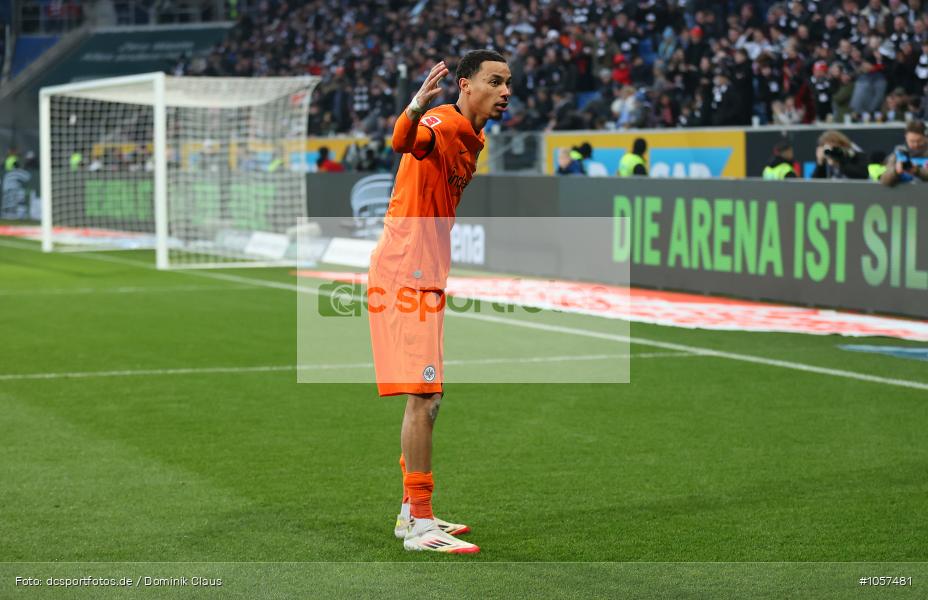 Eintracht Frankfurt, TSG 1899 Hoffenheim, 1. Bundesliga, Bundesliga, Voetball, Sport, Le Football, Germany, Futbol, Fotball, Fussball, Deutschland, DFL, DFB, Calcio, 2024/25, Saison 2024/2025 - Bild-ID: 1057481