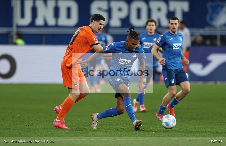 Eintracht Frankfurt, TSG 1899 Hoffenheim, 1. Bundesliga, Bundesliga, Voetball, Sport, Le Football, Germany, Futbol, Fotball, Fussball, Deutschland, DFL, DFB, Calcio, 2024/25, Saison 2024/2025 - Bild-ID: 1057489