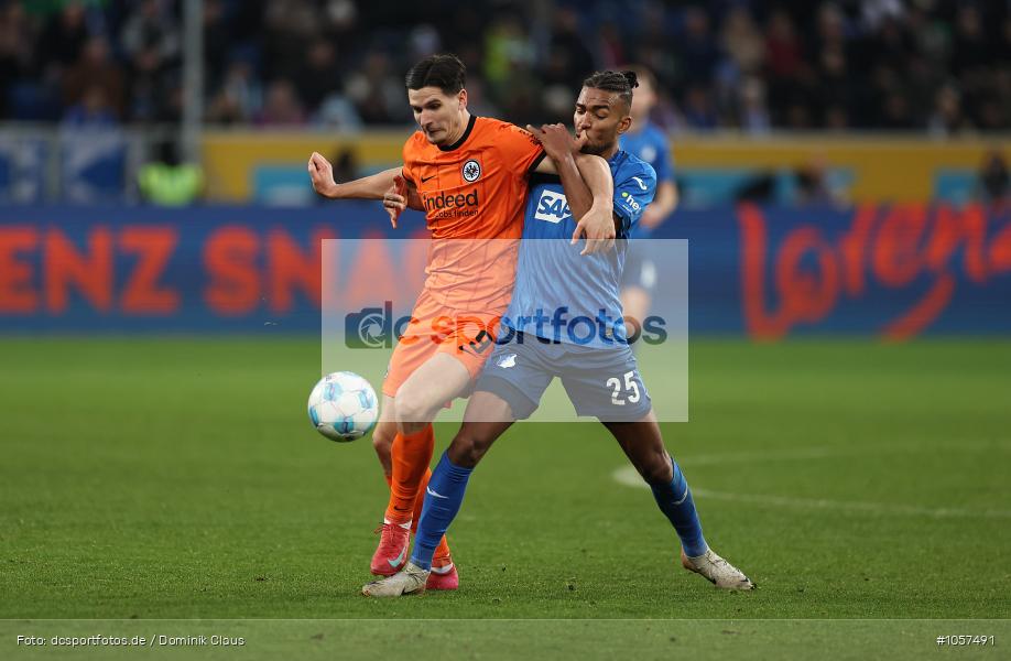 Eintracht Frankfurt, TSG 1899 Hoffenheim, 1. Bundesliga, Bundesliga, Voetball, Sport, Le Football, Germany, Futbol, Fotball, Fussball, Deutschland, DFL, DFB, Calcio, 2024/25, Saison 2024/2025 - Bild-ID: 1057491