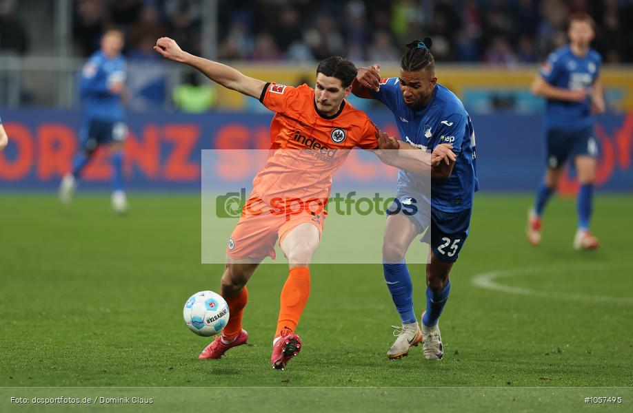 Eintracht Frankfurt, TSG 1899 Hoffenheim, 1. Bundesliga, Bundesliga, Voetball, Sport, Le Football, Germany, Futbol, Fotball, Fussball, Deutschland, DFL, DFB, Calcio, 2024/25, Saison 2024/2025 - Bild-ID: 1057495