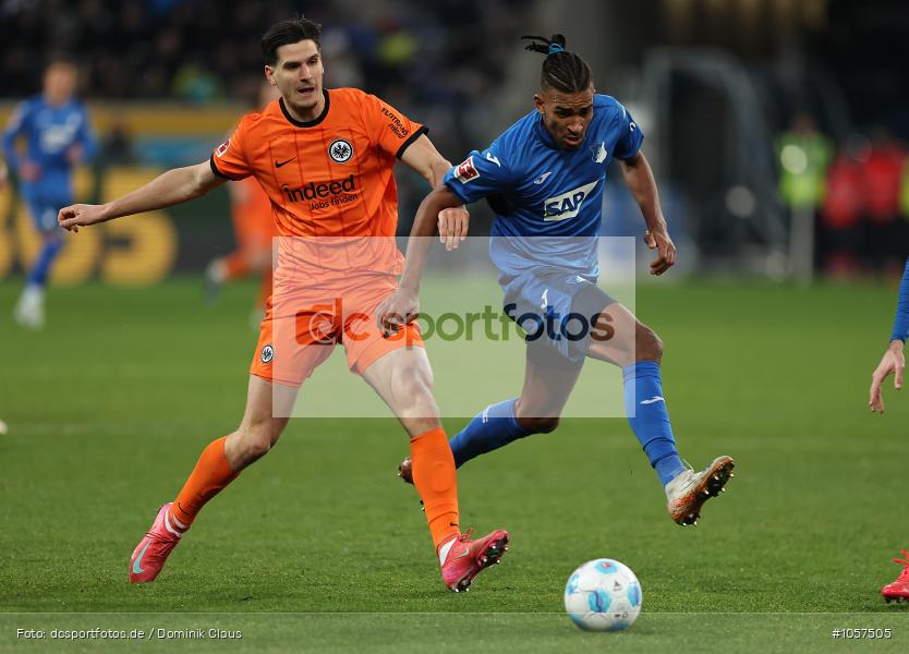 Eintracht Frankfurt, TSG 1899 Hoffenheim, 1. Bundesliga, Bundesliga, Voetball, Sport, Le Football, Germany, Futbol, Fotball, Fussball, Deutschland, DFL, DFB, Calcio, 2024/25, Saison 2024/2025 - Bild-ID: 1057505