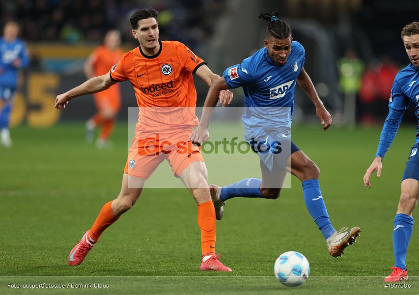 Eintracht Frankfurt, TSG 1899 Hoffenheim, 1. Bundesliga, Bundesliga, Voetball, Sport, Le Football, Germany, Futbol, Fotball, Fussball, Deutschland, DFL, DFB, Calcio, 2024/25, Saison 2024/2025 - Bild-ID: 1057506