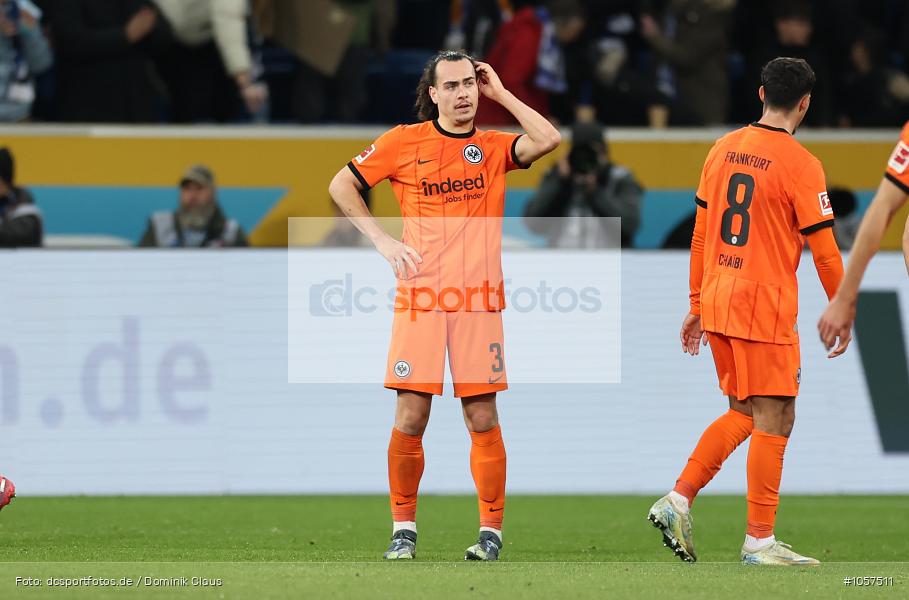 Eintracht Frankfurt, TSG 1899 Hoffenheim, 1. Bundesliga, Bundesliga, Voetball, Sport, Le Football, Germany, Futbol, Fotball, Fussball, Deutschland, DFL, DFB, Calcio, 2024/25, Saison 2024/2025 - Bild-ID: 1057511