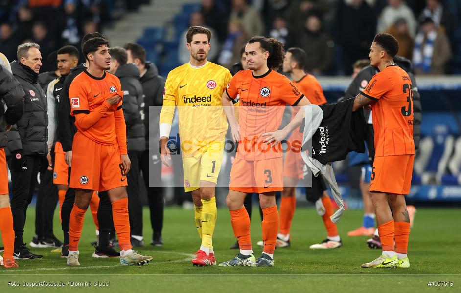Eintracht Frankfurt, TSG 1899 Hoffenheim, 1. Bundesliga, Bundesliga, Voetball, Sport, Le Football, Germany, Futbol, Fotball, Fussball, Deutschland, DFL, DFB, Calcio, 2024/25, Saison 2024/2025 - Bild-ID: 1057513