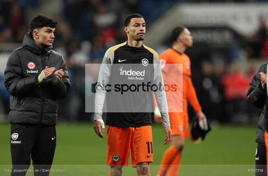 Eintracht Frankfurt, TSG 1899 Hoffenheim, 1. Bundesliga, Bundesliga, Voetball, Sport, Le Football, Germany, Futbol, Fotball, Fussball, Deutschland, DFL, DFB, Calcio, 2024/25, Saison 2024/2025 - Bild-ID: 1057518