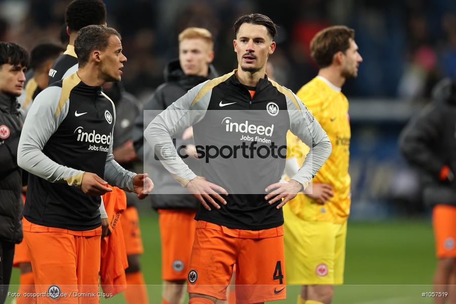 Eintracht Frankfurt, TSG 1899 Hoffenheim, 1. Bundesliga, Bundesliga, Voetball, Sport, Le Football, Germany, Futbol, Fotball, Fussball, Deutschland, DFL, DFB, Calcio, 2024/25, Saison 2024/2025 - Bild-ID: 1057519